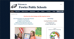Desktop Screenshot of fowlerschools.net